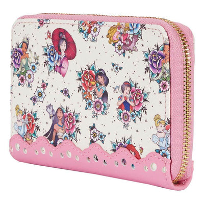 Disney by Loungefly Wallet Princess Tattoo All Over Print - Apparel & Accessories - Loungefly - Hobby Figures UK