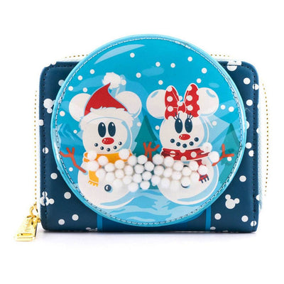 Disney by Loungefly Wallet Snowman Minnie & Mickey Snow Globe - Apparel & Accessories - Loungefly - Hobby Figures UK