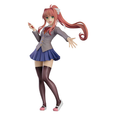 Doki Doki Literature Club! Pop Up Parade PVC Statue Monika 18cm - Scale Statue - Good Smile Company - Hobby Figures UK