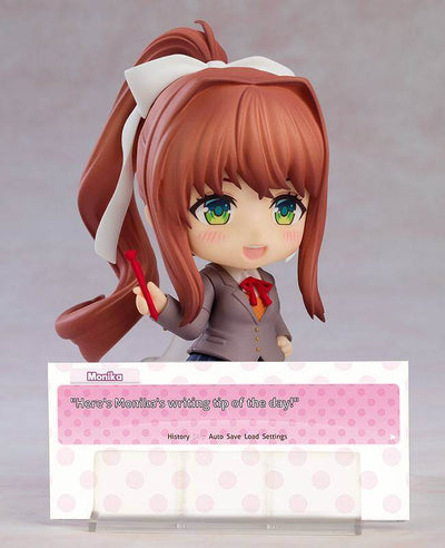 Doki Doki Literature Club! Nendoroid Action Figure Monika 10cm - Mini Figures - Good Smile Company - Hobby Figures UK