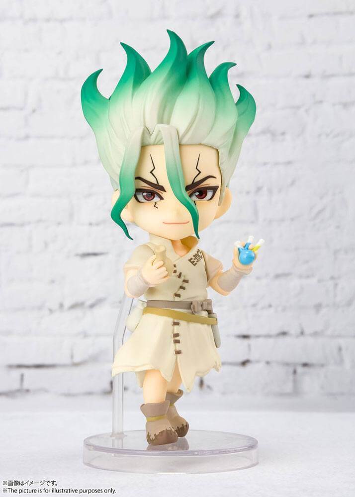 Dr. Stone Figuarts mini Action Figure Ishigami Senku 10cm - Mini Figures - Bandai Tamashii Nations - Hobby Figures UK