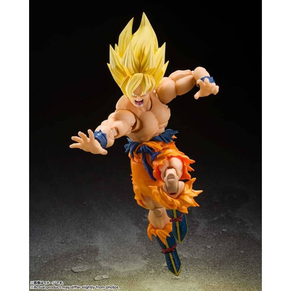 Dragon Ball Z S.H. Figuarts Action Figure Super Saiyan Goku Legendary Super Saiyan 14cm - Action Figures - Bandai Tamashii Nations - Hobby Figures UK