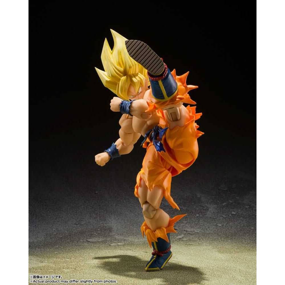 Dragon Ball Z S.H. Figuarts Action Figure Super Saiyan Goku Legendary Super Saiyan 14cm - Action Figures - Bandai Tamashii Nations - Hobby Figures UK