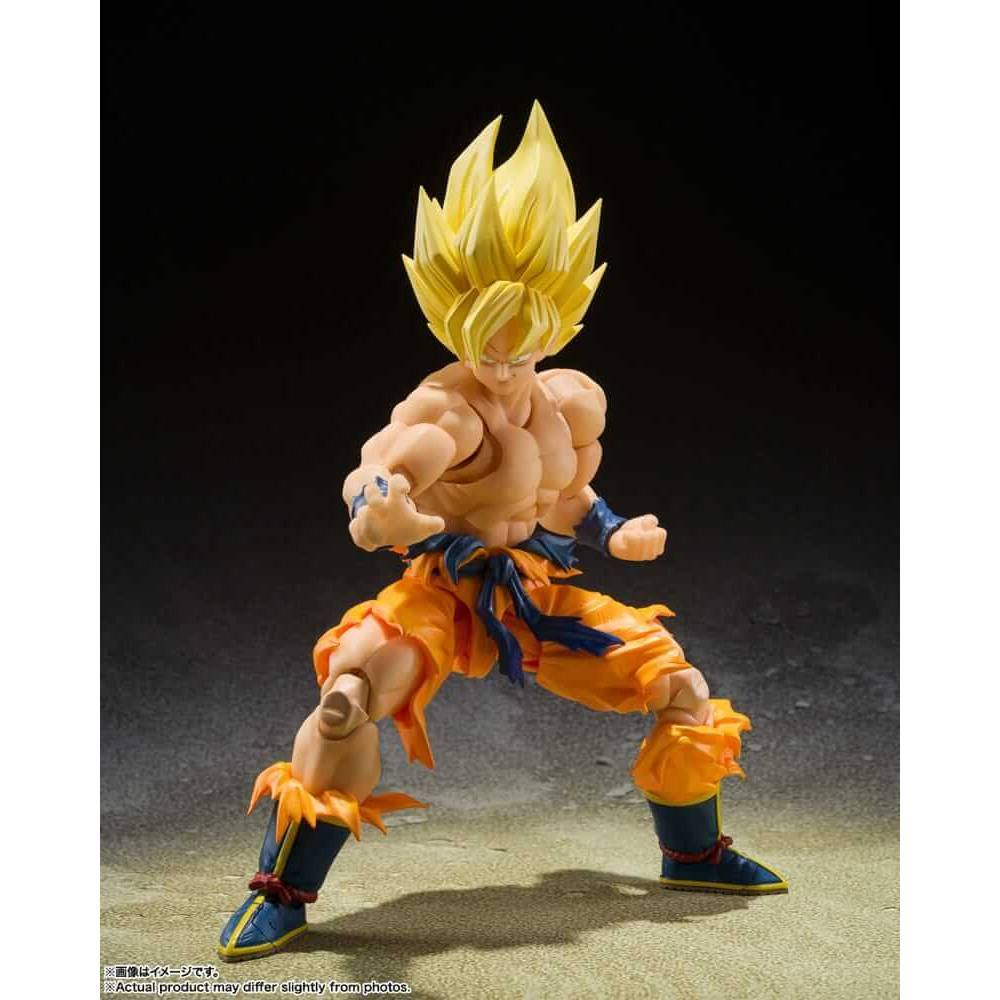 Dragon Ball Z S.H. Figuarts Action Figure Super Saiyan Goku Legendary Super Saiyan 14cm - Action Figures - Bandai Tamashii Nations - Hobby Figures UK