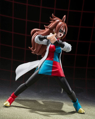 Dragon Ball FighterZ S.H. Figuarts Action Figure Android 21 (Lab Coat) 15cm - Action Figures - Bandai Tamashii Nations - Hobby Figures UK