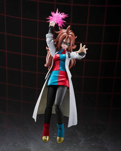 Dragon Ball FighterZ S.H. Figuarts Action Figure Android 21 (Lab Coat) 15cm - Action Figures - Bandai Tamashii Nations - Hobby Figures UK