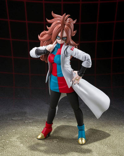 Dragon Ball FighterZ S.H. Figuarts Action Figure Android 21 (Lab Coat) 15cm - Action Figures - Bandai Tamashii Nations - Hobby Figures UK