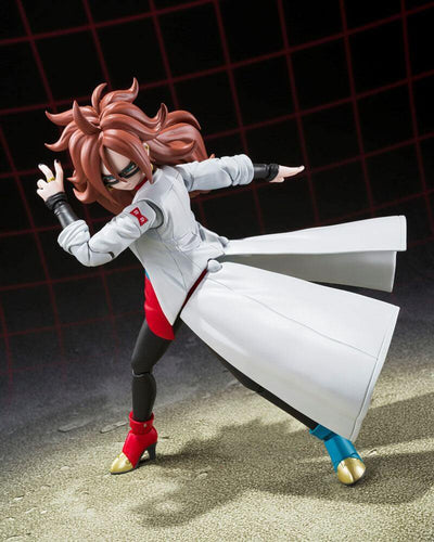 Dragon Ball FighterZ S.H. Figuarts Action Figure Android 21 (Lab Coat) 15cm - Action Figures - Bandai Tamashii Nations - Hobby Figures UK