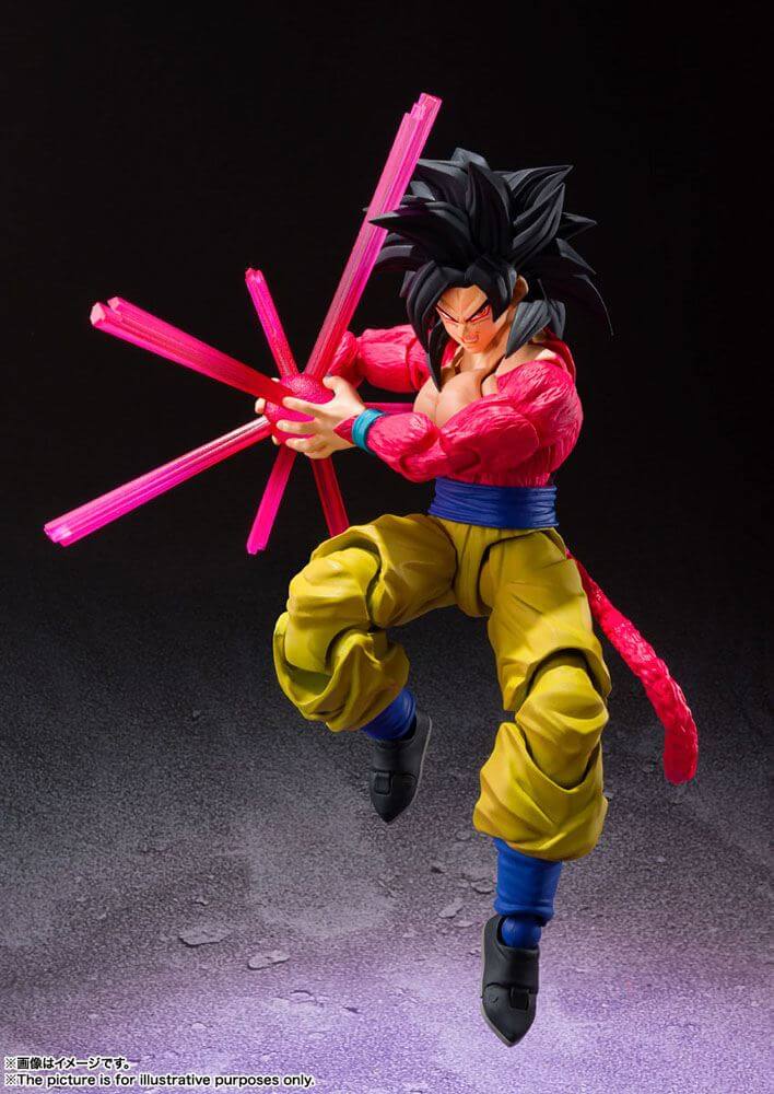 Dragon Ball GT S.H. Figuarts Action Figure Super Saiyan 4 Son Goku 15cm - Action Figures - Bandai Tamashii Nations - Hobby Figures UK