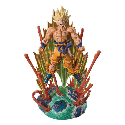 Dragon Ball Z FiguartsZERO PVC Statue (Extra Battle) Super Saiyan Son Goku -Are You Talking About Krillin?!!!!!- 27cm - Scale Statue - Bandai Tamashii Nations - Hobby Figures UK