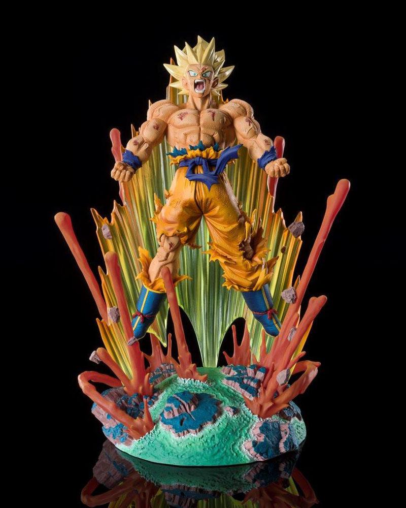 Dragon Ball Z FiguartsZERO PVC Statue (Extra Battle) Super Saiyan Son Goku -Are You Talking About Krillin?!!!!!- 27cm - Scale Statue - Bandai Tamashii Nations - Hobby Figures UK