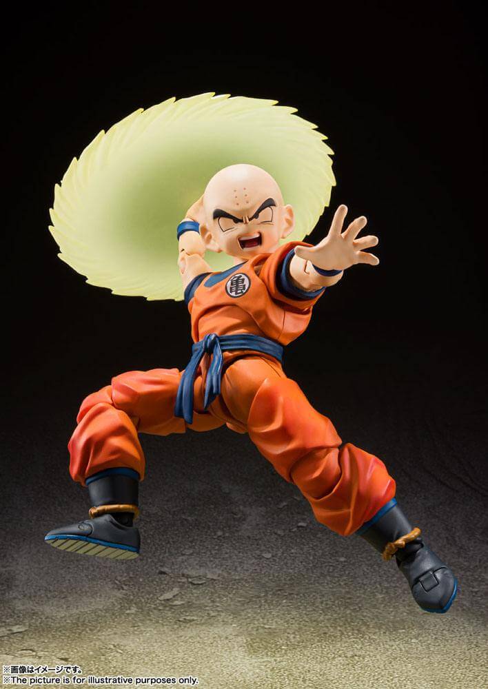 Dragon Ball Z S.H. Figuarts Action Figure Krillin Earth's Strongest Man 12cm - Action Figures - Bandai Tamashii Nations - Hobby Figures UK
