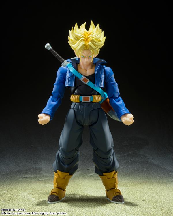 Dragon Ball Z S.H. Figuarts Action Figure Super Saiyan Trunks Boy From The Future 16cm - Action Figures - Bandai Tamashii Nations - Hobby Figures UK