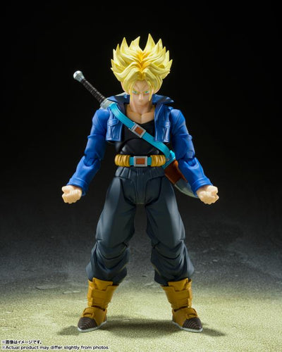 Dragon Ball Z S.H. Figuarts Action Figure Super Saiyan Trunks Boy From The Future 16cm - Action Figures - Bandai Tamashii Nations - Hobby Figures UK