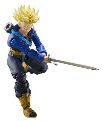 Dragon Ball Z S.H. Figuarts Action Figure Super Saiyan Trunks Boy From The Future 16cm - Action Figures - Bandai Tamashii Nations - Hobby Figures UK