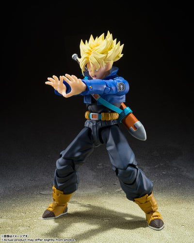 Dragon Ball Z S.H. Figuarts Action Figure Super Saiyan Trunks Boy From The Future 16cm - Action Figures - Bandai Tamashii Nations - Hobby Figures UK