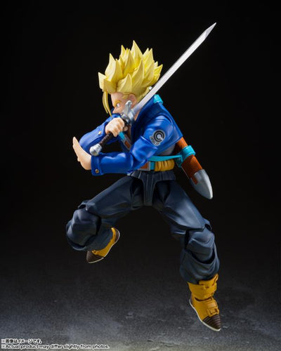 Dragon Ball Z S.H. Figuarts Action Figure Super Saiyan Trunks Boy From The Future 16cm - Action Figures - Bandai Tamashii Nations - Hobby Figures UK