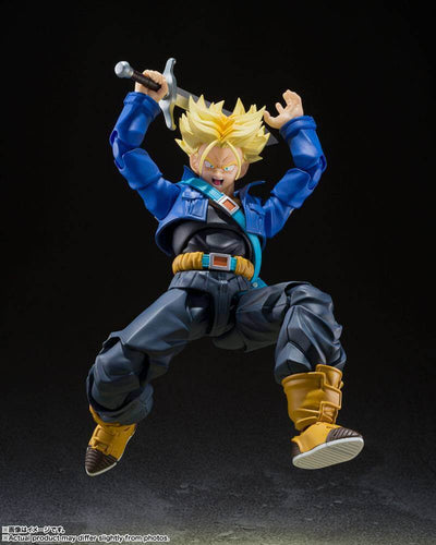 Dragon Ball Z S.H. Figuarts Action Figure Super Saiyan Trunks Boy From The Future 16cm - Action Figures - Bandai Tamashii Nations - Hobby Figures UK
