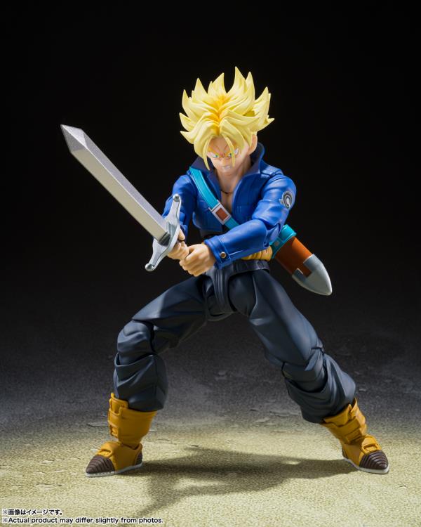 Dragon Ball Z S.H. Figuarts Action Figure Super Saiyan Trunks Boy From The Future 16cm - Action Figures - Bandai Tamashii Nations - Hobby Figures UK