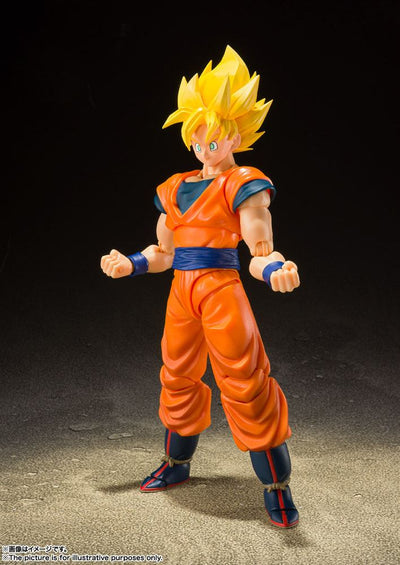 Dragonball Z S.H. Figuarts Action Figure Super Saiyan Full Power Son Goku 14cm - Action Figures - Bandai Tamashii Nations - Hobby Figures UK