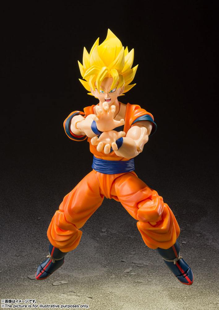 Dragonball Z S.H. Figuarts Action Figure Super Saiyan Full Power Son Goku 14cm - Action Figures - Bandai Tamashii Nations - Hobby Figures UK