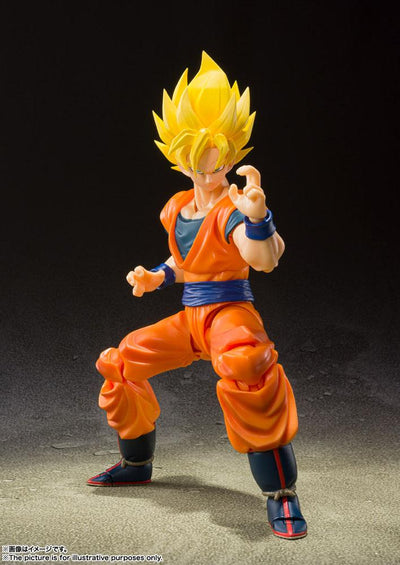 Dragonball Z S.H. Figuarts Action Figure Super Saiyan Full Power Son Goku 14cm - Action Figures - Bandai Tamashii Nations - Hobby Figures UK