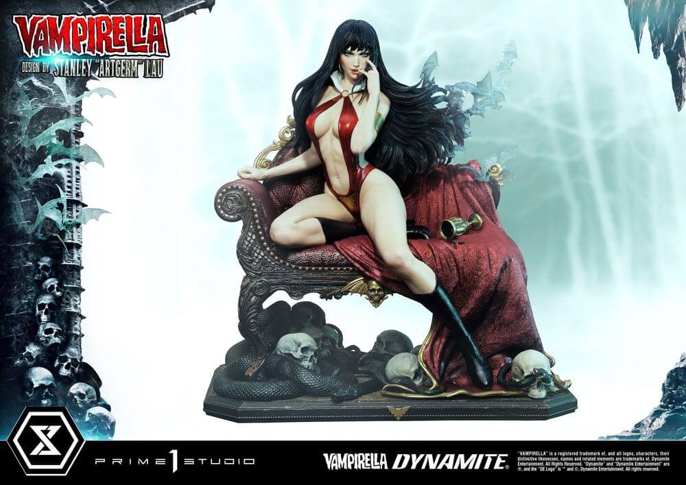 Dynamite Entertainment Statue 1/3 Vampirella Design by Stanley Artgerm Lau Bonus Version 55cm - Scale Statue - Prime 1 Studio - Hobby Figures UK