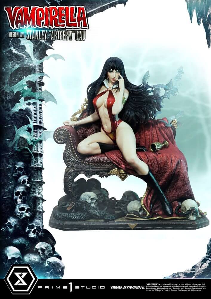 Dynamite Entertainment Statue 1/3 Vampirella Design by Stanley Artgerm Lau Bonus Version 55cm - Scale Statue - Prime 1 Studio - Hobby Figures UK