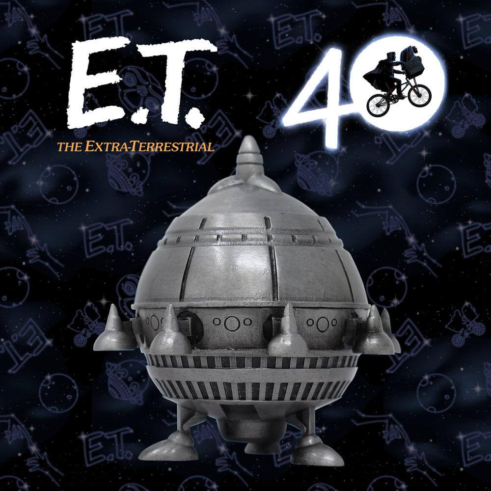 E.T Scaled Replica 40th Anniversary Spaceship Limited Edition 9cm - Scale Statue - FaNaTtik - Hobby Figures UK
