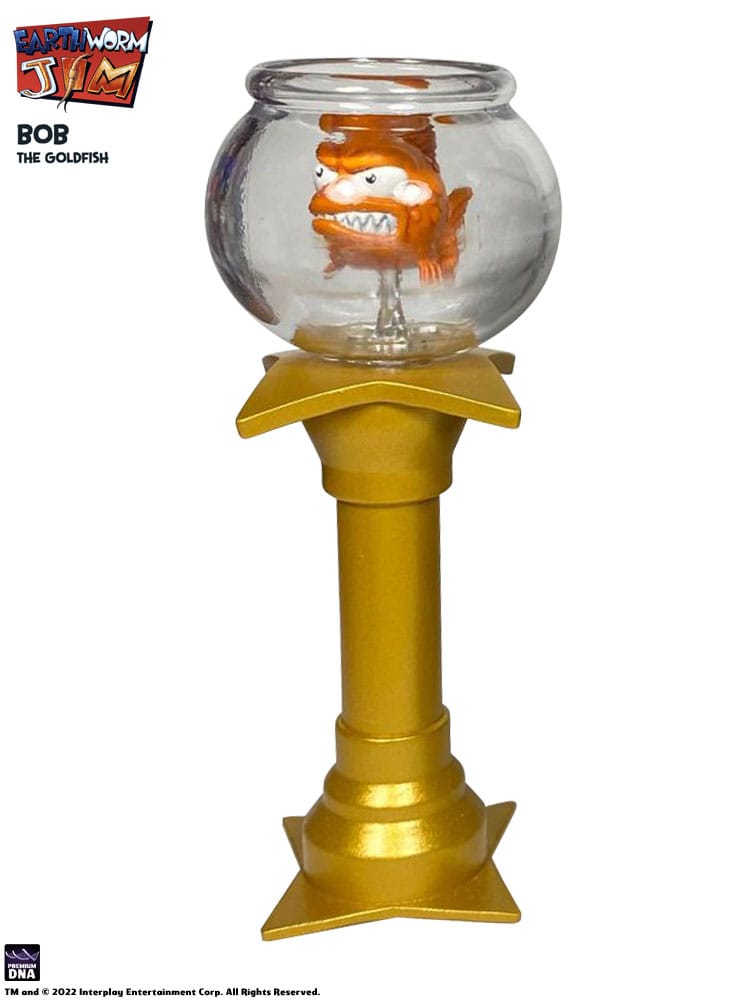 Earthworm Jim Action Figure Wave 1: Bob the Killer Goldfish & #4 15cm - Action Figures - Premium DNA Toys - Hobby Figures UK