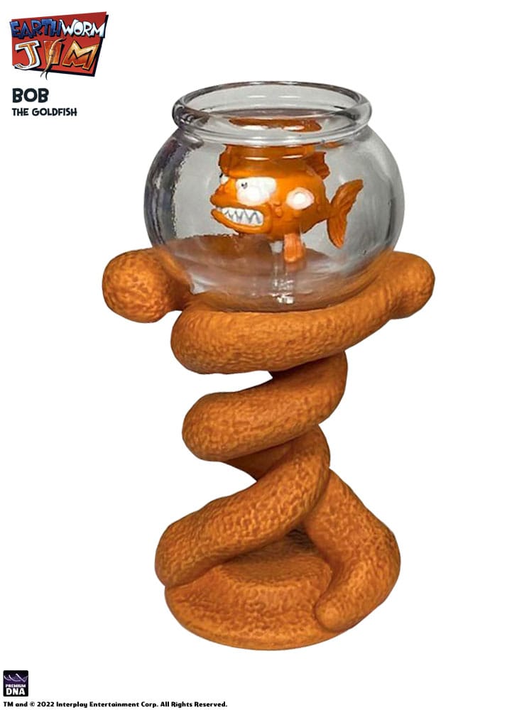 Earthworm Jim Action Figure Wave 1: Bob the Killer Goldfish & #4 15cm - Action Figures - Premium DNA Toys - Hobby Figures UK