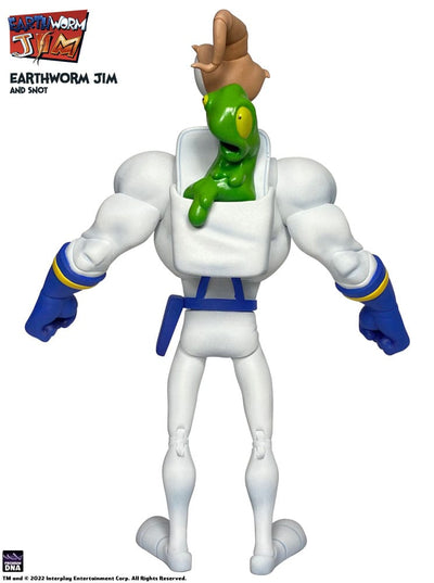 Earthworm Jim Action Figure Wave 1: Earthworm Jim & Snot 15cm - Action Figures - Premium DNA Toys - Hobby Figures UK