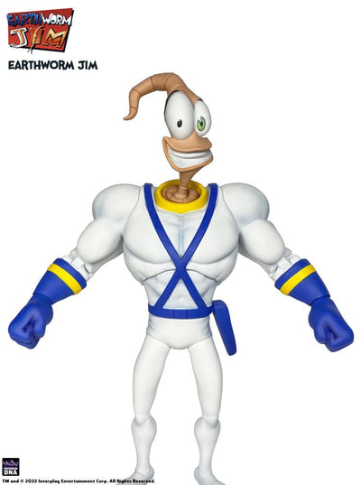 Earthworm Jim Action Figure Wave 1: Earthworm Jim & Snot 15cm - Action Figures - Premium DNA Toys - Hobby Figures UK