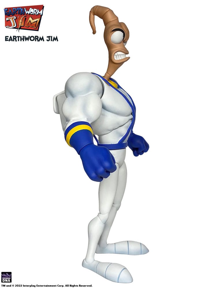 Earthworm Jim Action Figure Wave 1: Earthworm Jim & Snot 15cm - Action Figures - Premium DNA Toys - Hobby Figures UK