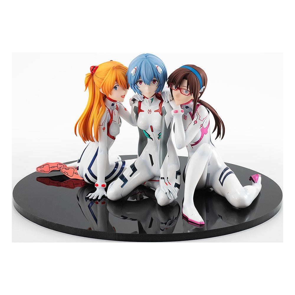 Evangelion: 3.0+1.0 Thrice Upon a Time PVC Statue 1/8 Asuka/Rei/Mari: Newtype Cover Ver. 12cm