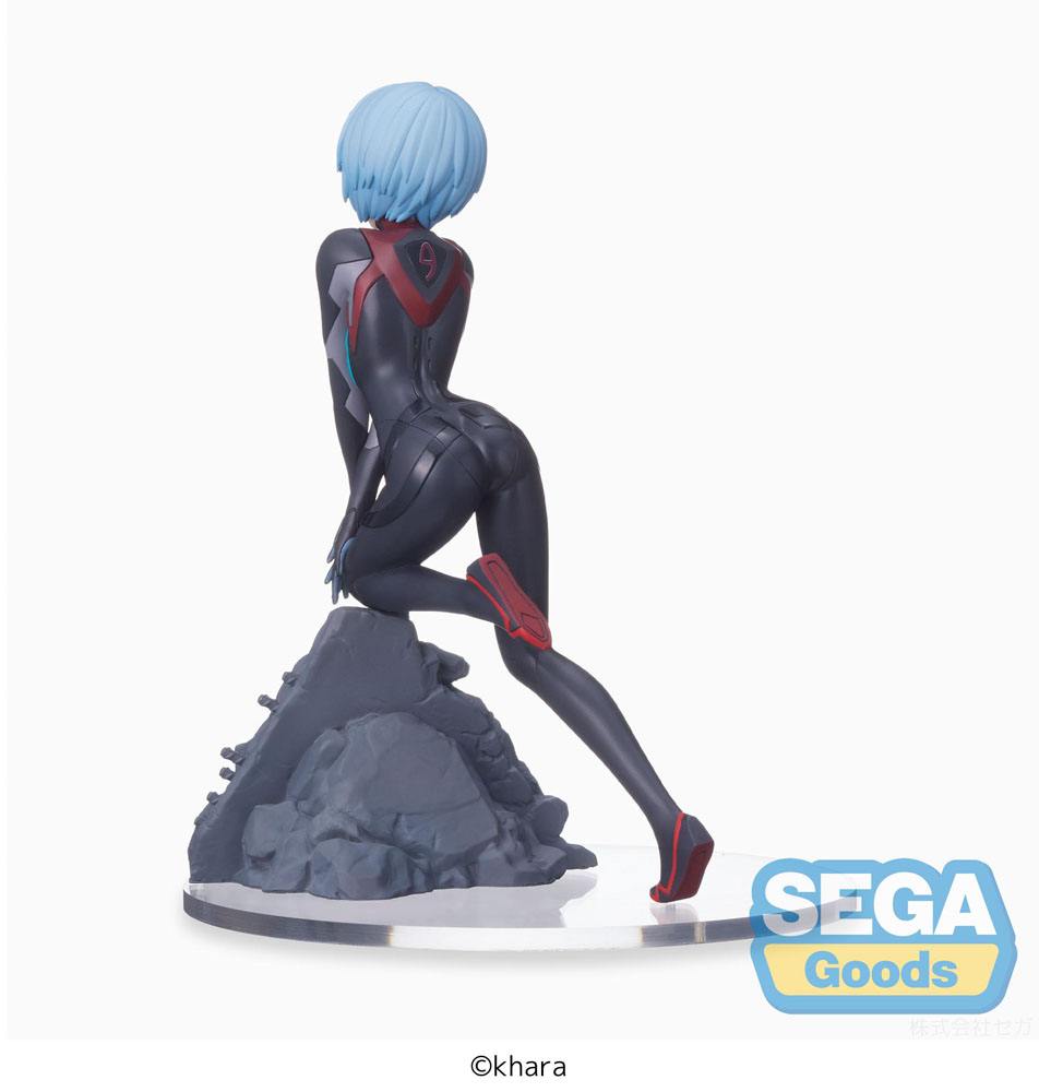 Evangelion: 3.0+1.0 Thrice Upon a Time SPM PVC Statue Vignetteum Rei Ayanami 19cm - Scale Statue - Sega - Hobby Figures UK