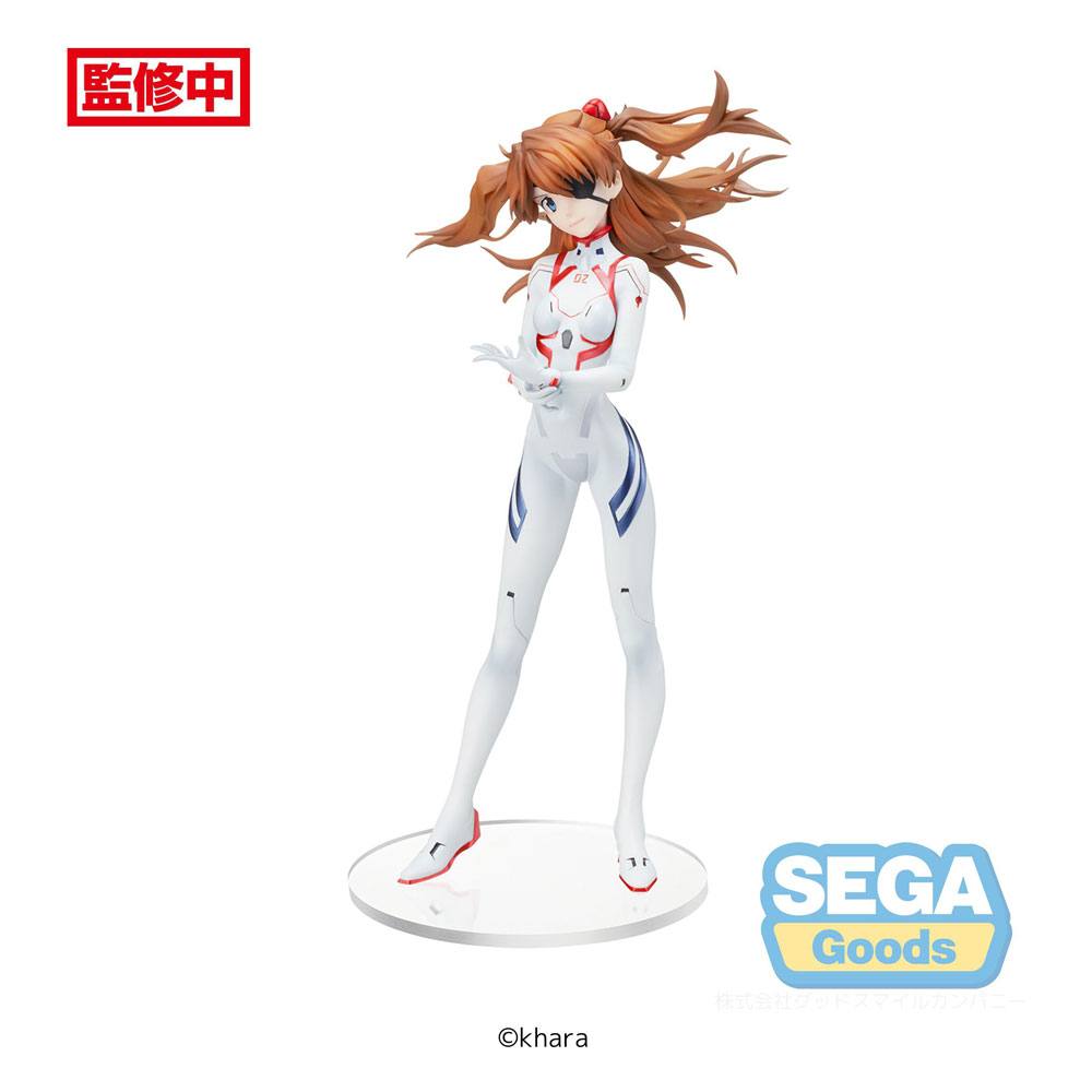 Evangelion: 3.0+1.0 Thrice Upon a Time SPM Vignetteum PVC Statue Asuka Last Mission 21cm - Scale Statue - Sega - Hobby Figures UK