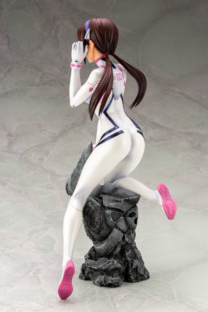 Evangelion 4 PVC Statue 1/6 Mari Makinami Illustrious White Plugsuit Ver. 24cm - Scale Statue - Kotobukiya - Hobby Figures UK