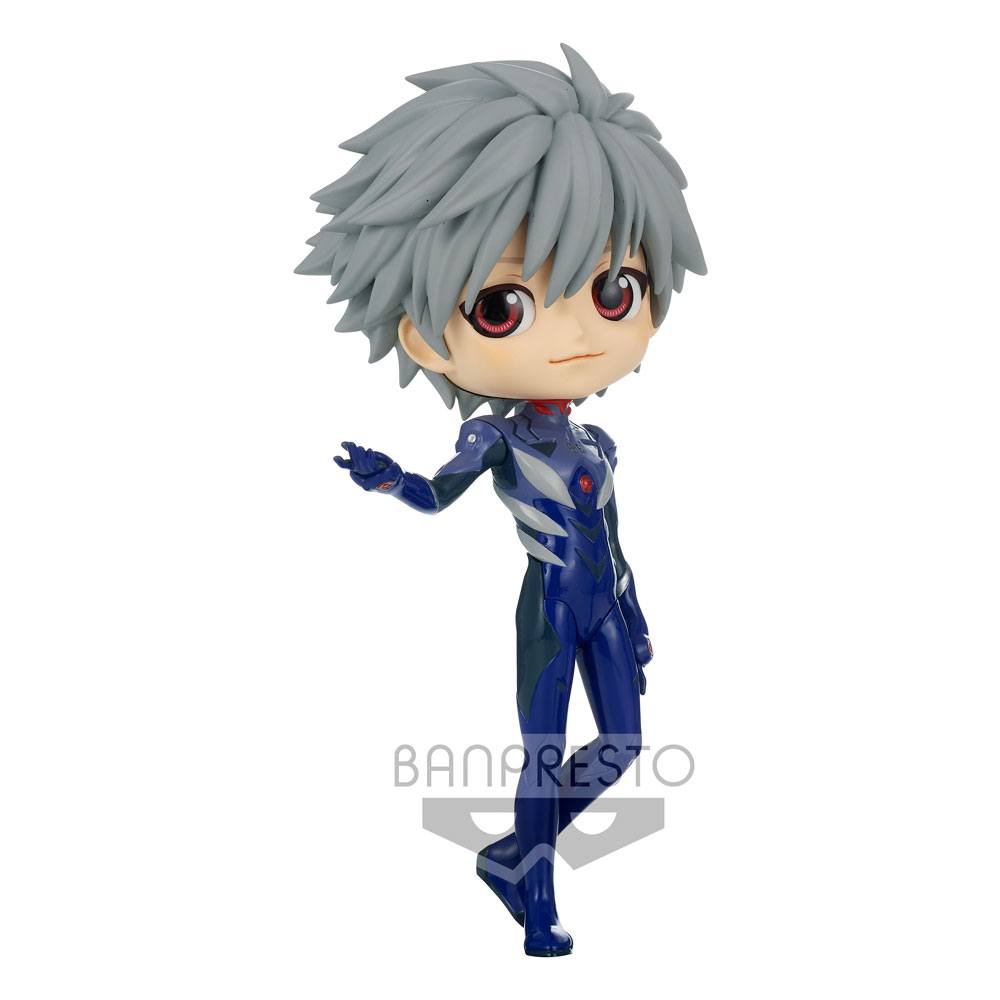 Evangelion: New Theatrical Edition Q Posket Mini Figure Kaworu Nagisa Plugsuit Style Ver. A 14cm - Mini Figures - Banpresto - Hobby Figures UK