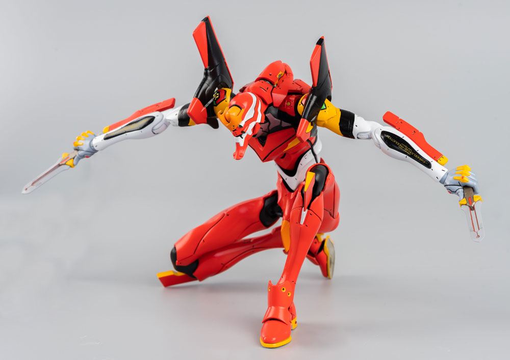 Evangelion: New Theatrical Edition Robo-Dou Action Figure Evangelion Production Model-02 25cm - Action Figures - Threezero - Hobby Figures UK