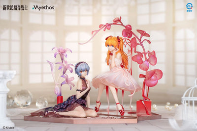 Evangelion PVC Statue 1/7 Rei Ayanami & Asuka Shikinami Langley: Whisper of Flower Ver. Set - Scale Statue - Myethos - Hobby Figures UK