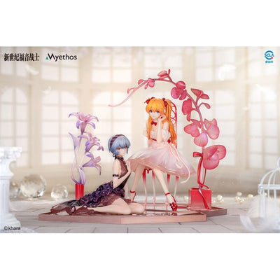 Evangelion PVC Statue 1/7 Rei Ayanami & Asuka Shikinami Langley: Whisper of Flower Ver. Set - Scale Statue - Myethos - Hobby Figures UK
