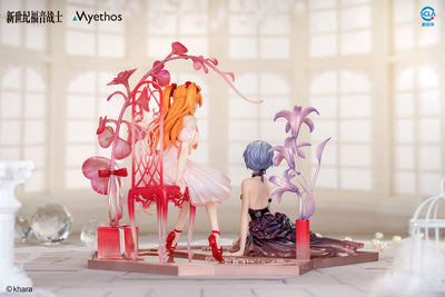 Evangelion PVC Statue 1/7 Rei Ayanami & Asuka Shikinami Langley: Whisper of Flower Ver. Set - Scale Statue - Myethos - Hobby Figures UK