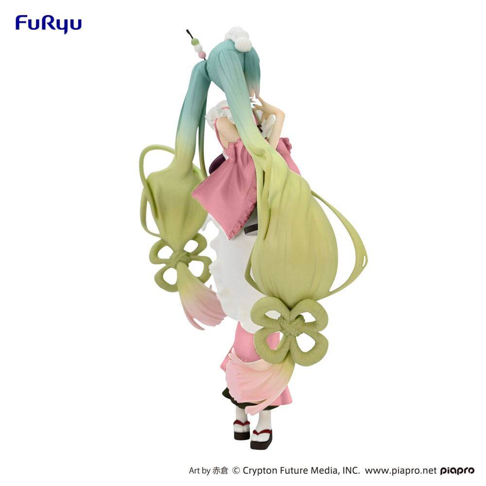 Hatsune Miku Exceed Creative PVC Statue Hatsune Miku Matcha Green Tea Parfait Another Colour Ver. 20cm - Scale Statue - Furyu - Hobby Figures UK
