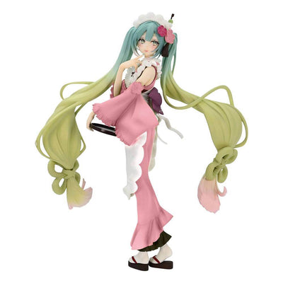 Hatsune Miku Exceed Creative PVC Statue Hatsune Miku Matcha Green Tea Parfait Another Colour Ver. 20cm - Scale Statue - Furyu - Hobby Figures UK
