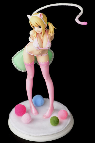 Fairy Tail Statue 1/6 Lucy Heartfilia·Cherry blossom CAT Gravure_Style 25cm - Scale Statue - Orca Toys - Hobby Figures UK