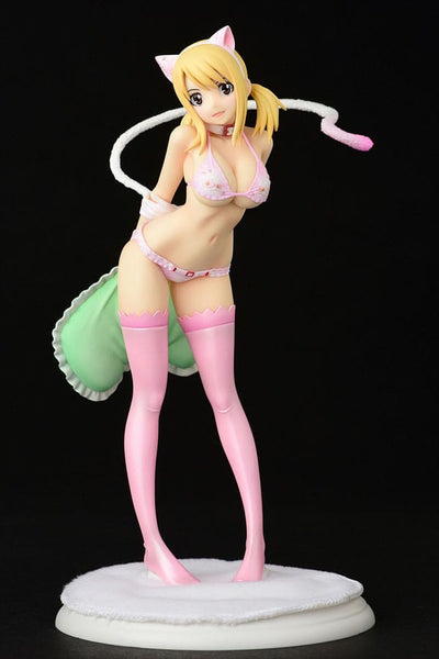 Fairy Tail Statue 1/6 Lucy Heartfilia·Cherry blossom CAT Gravure_Style 25cm - Scale Statue - Orca Toys - Hobby Figures UK