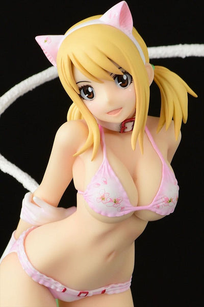 Fairy Tail Statue 1/6 Lucy Heartfilia·Cherry blossom CAT Gravure_Style 25cm - Scale Statue - Orca Toys - Hobby Figures UK