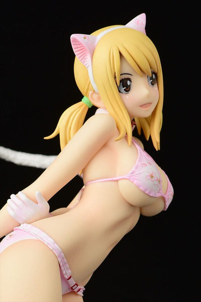 Fairy Tail Statue 1/6 Lucy Heartfilia·Cherry blossom CAT Gravure_Style 25cm - Scale Statue - Orca Toys - Hobby Figures UK
