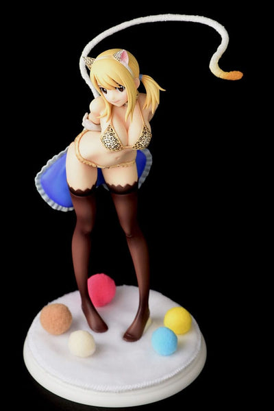 Fairy Tail Statue 1/6 Lucy Heartfilia - Leopard print CAT Gravure_Style 25cm - Scale Statue - Orca Toys - Hobby Figures UK